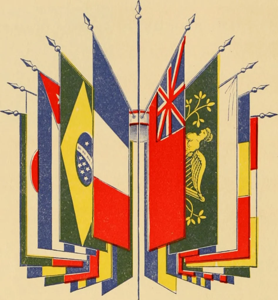 An illustration from Flags, banners and decoration goods of every description., 1915, leaf 14