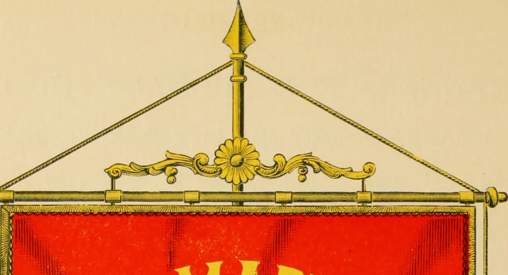 An illustration from Flags, banners and decoration goods of every description., 1915, leaf 160