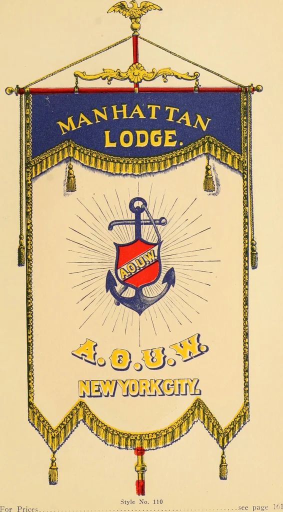 An illustration from Flags, banners and decoration goods of every description., 1915, leaf 161
