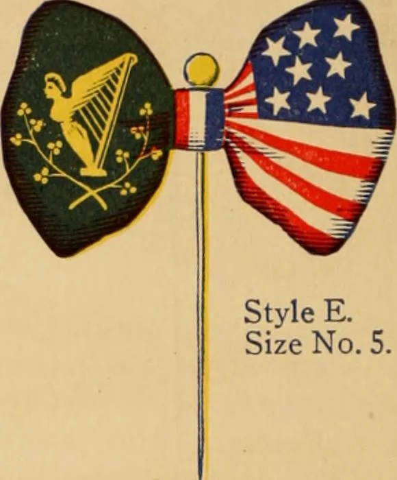 An illustration from Flags, banners and decoration goods of every description., 1915, leaf 196
