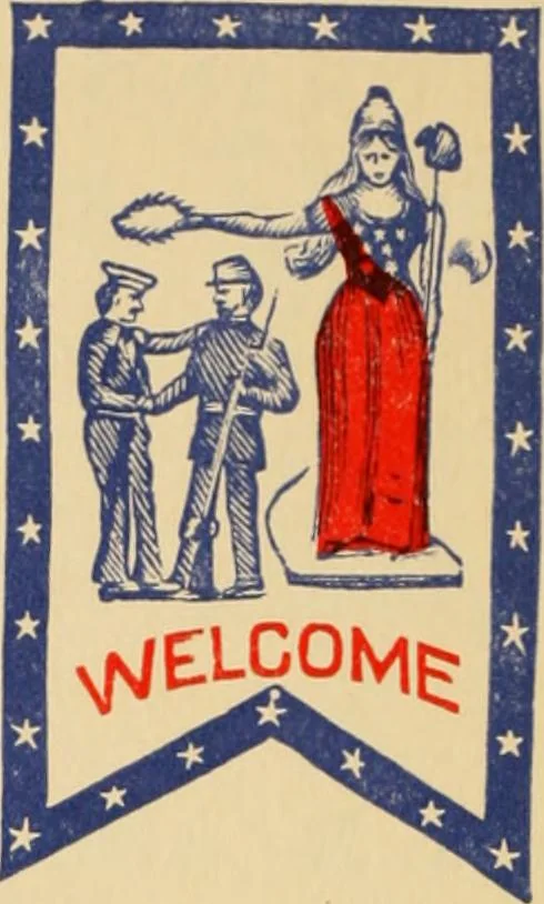 An illustration from Flags, banners and decoration goods of every description., 1915, leaf 32