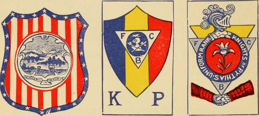 An illustration from Flags, banners and decoration goods of every description., 1915, leaf 68