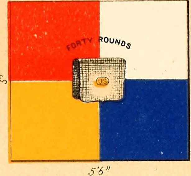 An illustration from Flags of the Army of the United States carried during the War of the Rebellion, 1861-1865, to designate the headquarters of the different armies, army corps, divisions and brigades, 1887, leaf 109