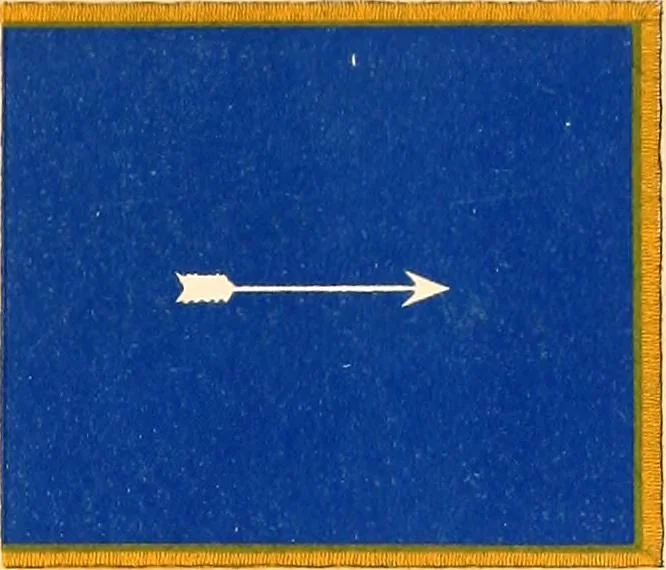 An illustration from Flags of the Army of the United States carried during the War of the Rebellion, 1861-1865, to designate the headquarters of the different armies, army corps, divisions and brigades, 1887, leaf 119