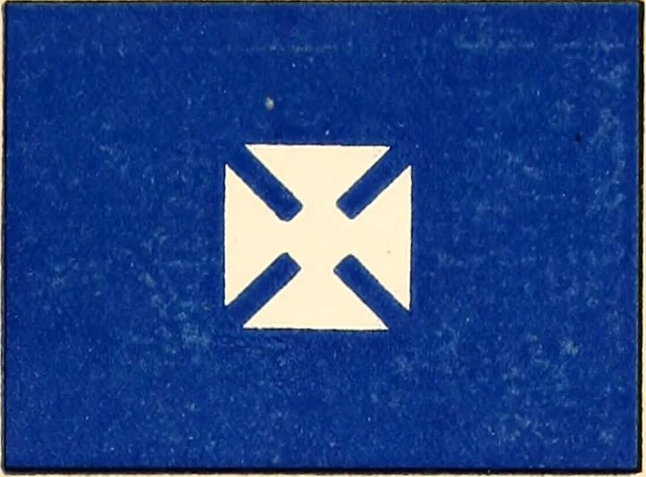 An illustration from Flags of the Army of the United States carried during the War of the Rebellion, 1861-1865, to designate the headquarters of the different armies, army corps, divisions and brigades, 1887, leaf 131