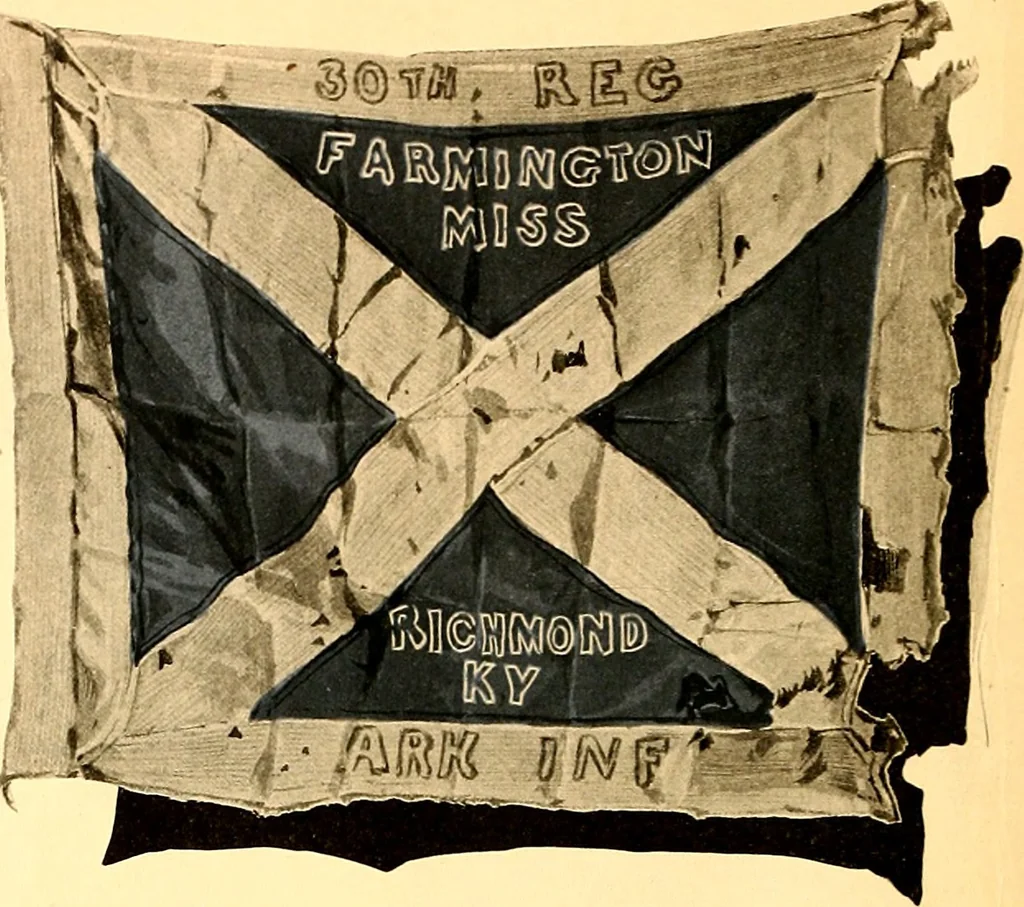 An illustration from The flags of the Confederate armies. Returned to the men who bore them by the United States government, 1905, leaf 11