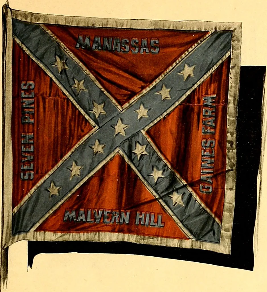 An illustration from The flags of the Confederate armies. Returned to the men who bore them by the United States government, 1905, leaf 18