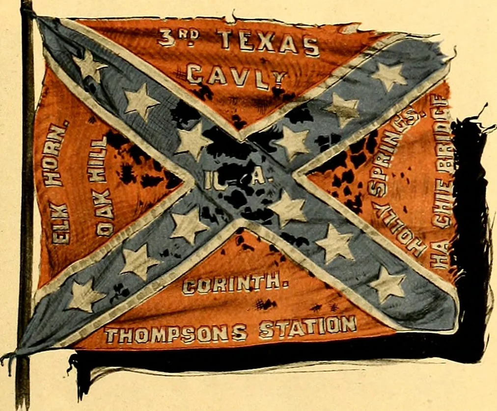 An illustration from The flags of the Confederate armies. Returned to the men who bore them by the United States government, 1905, leaf 20