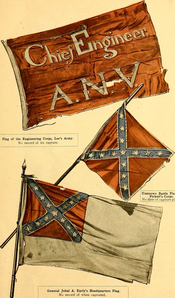 An illustration from The flags of the Confederate armies. Returned to the men who bore them by the United States government, 1905, leaf 24