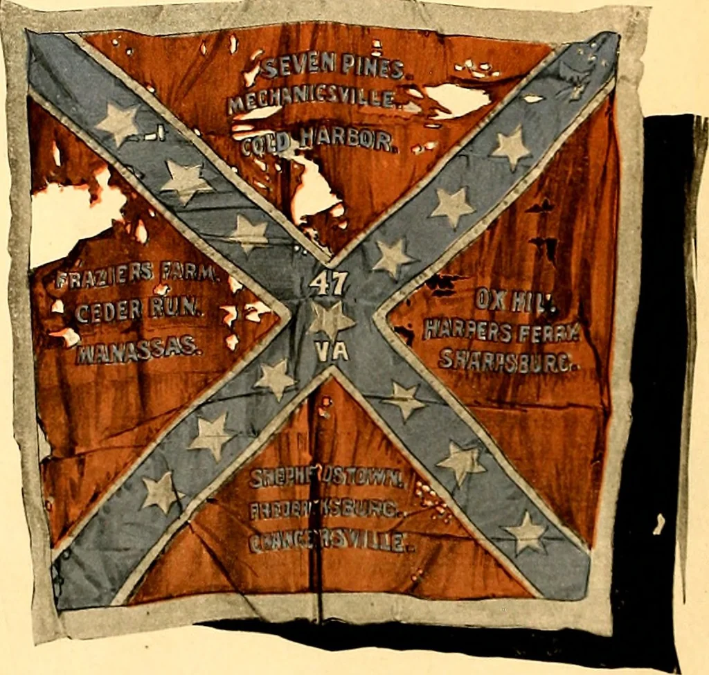 An illustration from The flags of the Confederate armies. Returned to the men who bore them by the United States government, 1905, leaf 25