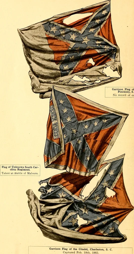 An illustration from The flags of the Confederate armies. Returned to the men who bore them by the United States government, 1905, leaf 31