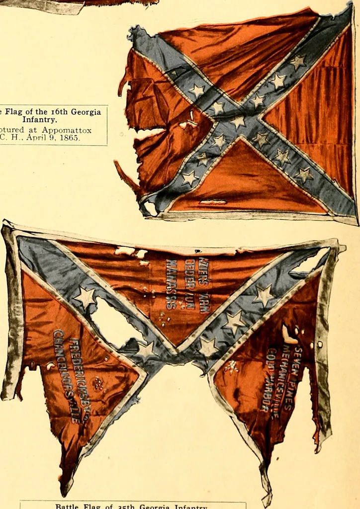 An illustration from The flags of the Confederate armies. Returned to the men who bore them by the United States government, 1905, leaf 41