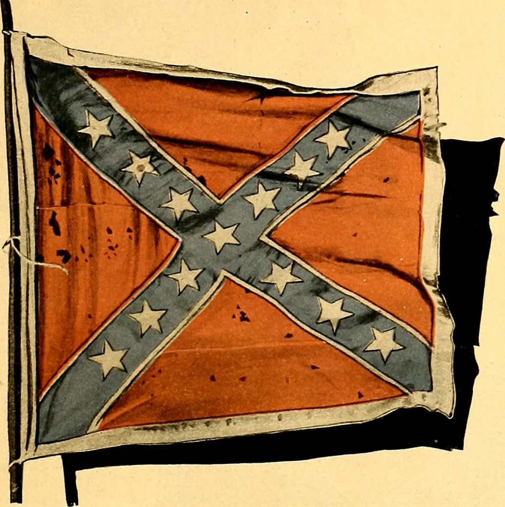 An illustration from The flags of the Confederate armies. Returned to the men who bore them by the United States government, 1905, leaf 52