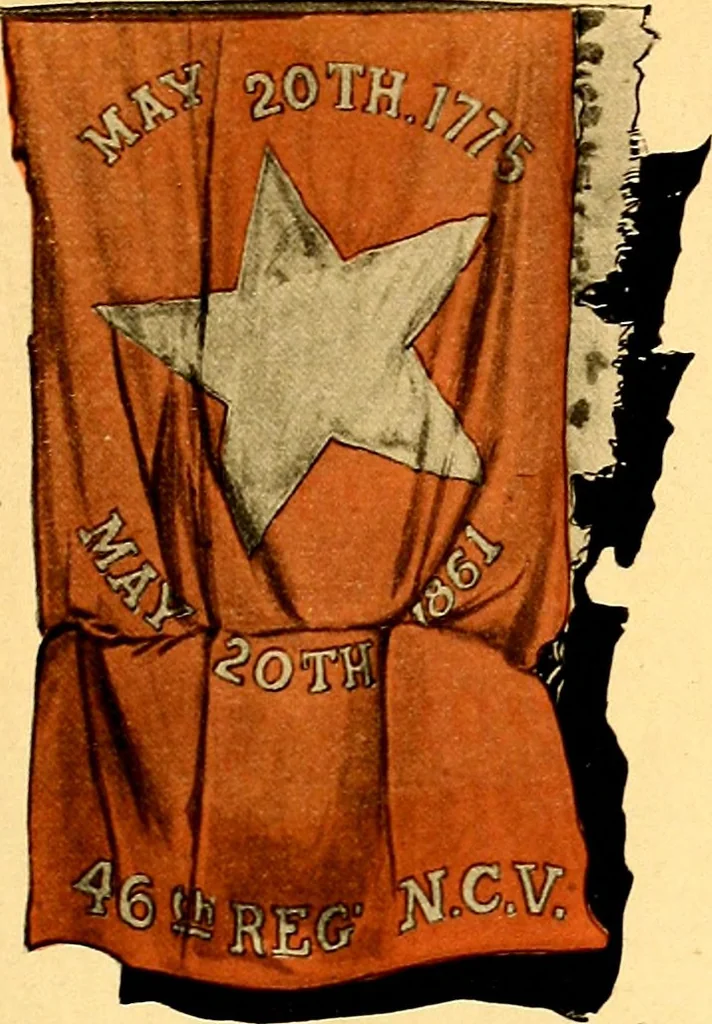 An illustration from The flags of the Confederate armies. Returned to the men who bore them by the United States government, 1905, leaf 58