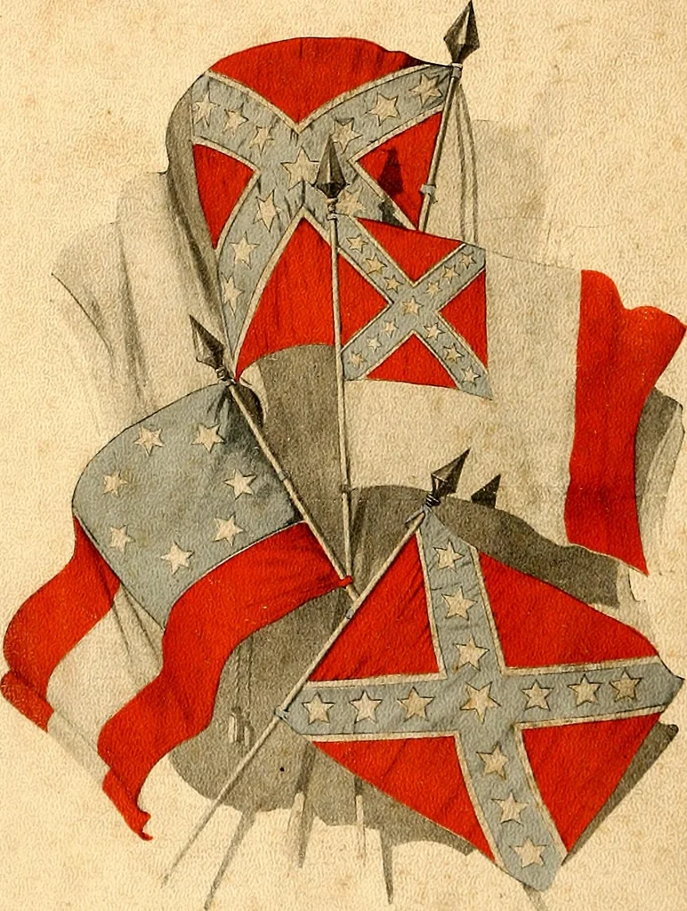 An illustration from The flags of the Confederate armies. Returned to the men who bore them by the United States government, 1905, leaf 61