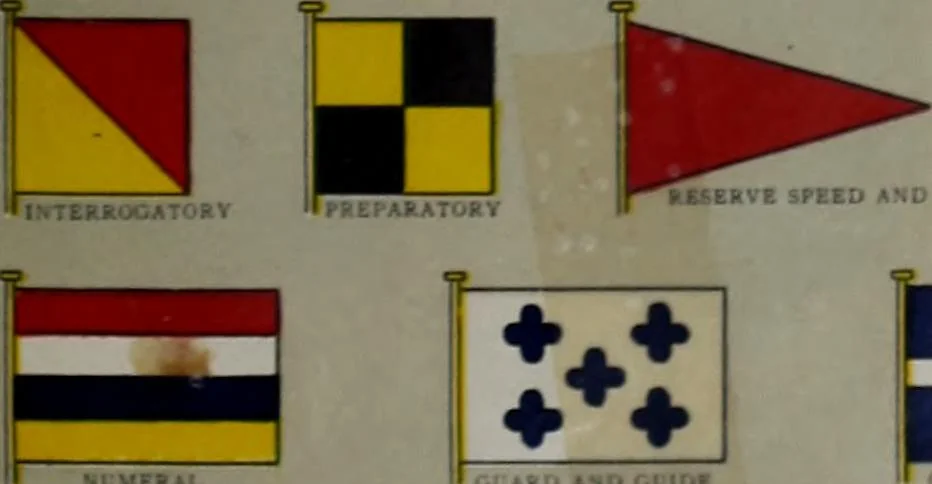 An illustration from Flags of the United States and foreign countries, 1914, leaf 8