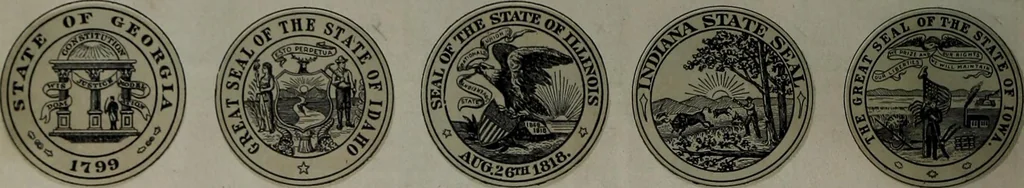 An illustration from Flags of the United States and foreign countries, 1914, leaf 9