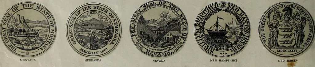 An illustration from Flags of the United States and foreign countries, 1914, leaf 9