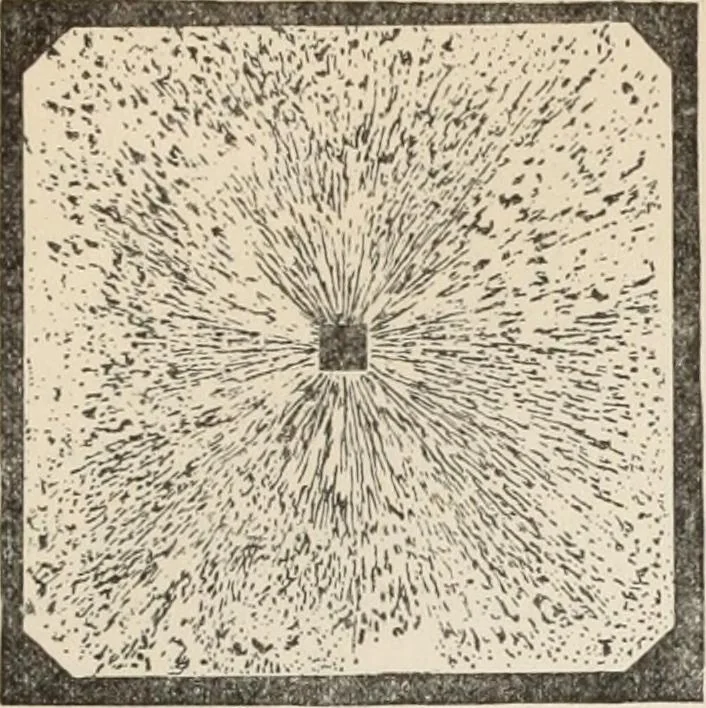 An illustration from Flame, electricity and the camera; man's progress from the first kindling of fire to the wireless telegraph and the photography of color, 1900, leaf 134