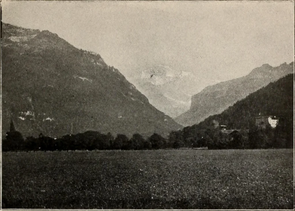 An illustration from Flame, electricity and the camera; man's progress from the first kindling of fire to the wireless telegraph and the photography of color, 1900, leaf 348
