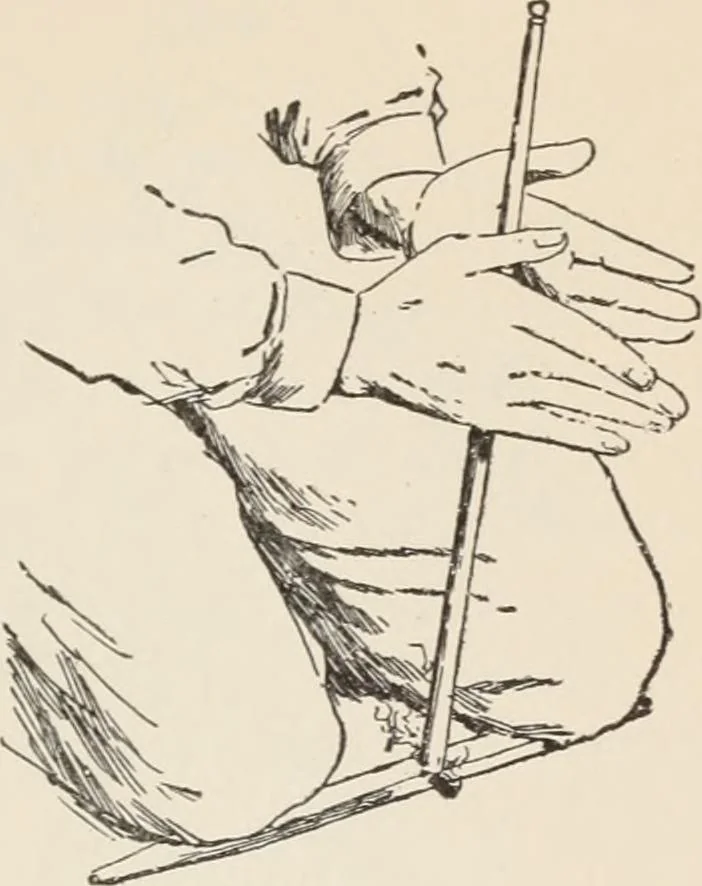 An illustration from Flame, electricity and the camera; man's progress from the first kindling of fire to the wireless telegraph and the photography of color, 1900, leaf 38