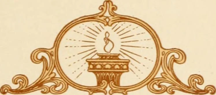 An illustration from Flame, electricity and the camera; man's progress from the first kindling of fire to the wireless telegraph and the photography of color, 1900, leaf 6