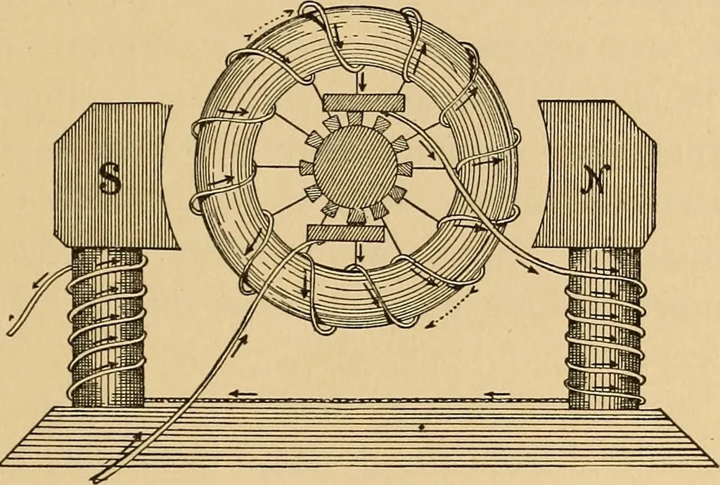 An illustration from Flame, electricity and the camera; man's progress from the first kindling of fire to the wireless telegraph and the photography of color, 1901, leaf 137