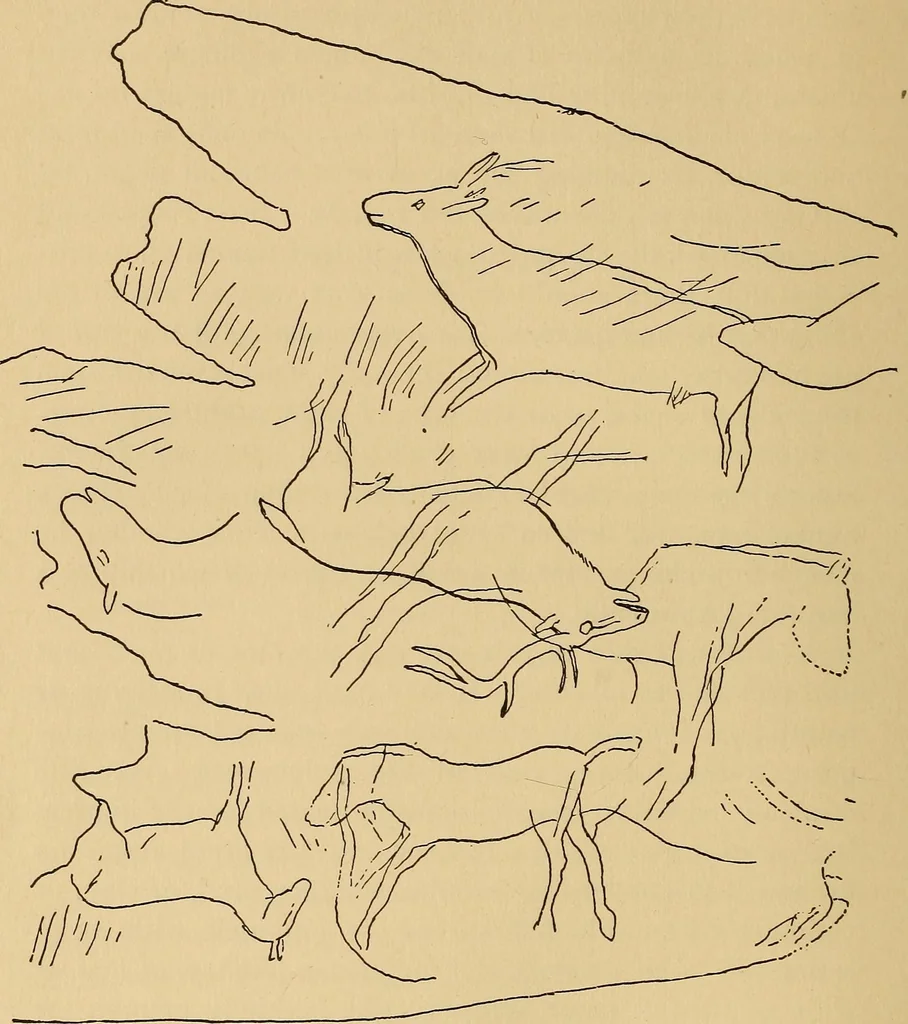An illustration from Flame, electricity and the camera; man's progress from the first kindling of fire to the wireless telegraph and the photography of color, 1901, leaf 304