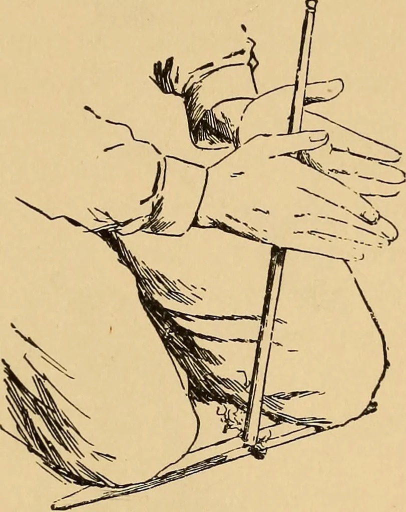 An illustration from Flame, electricity and the camera; man's progress from the first kindling of fire to the wireless telegraph and the photography of color, 1901, leaf 37