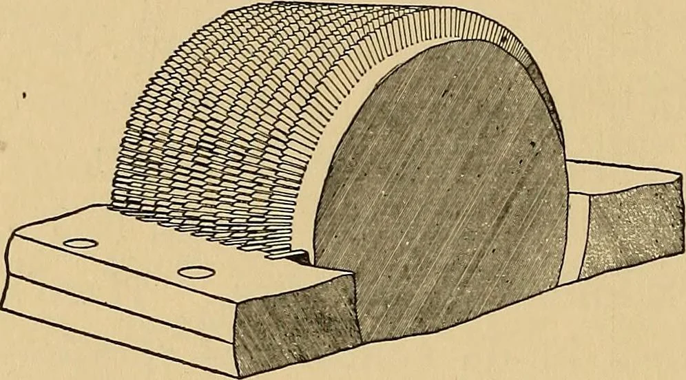 An illustration from Flame, electricity and the camera; man's progress from the first kindling of fire to the wireless telegraph and the photography of color, 1901, leaf 76
