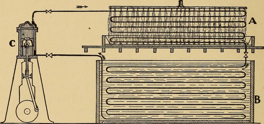 An illustration from Flame, electricity and the camera; man's progress from the first kindling of fire to the wireless telegraph and the photography of color, 1901, leaf 90