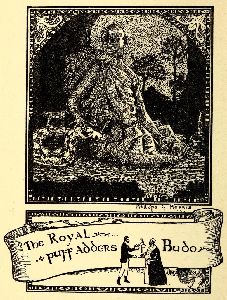 An illustration from The flame tree and other folk-lore stories from Uganda, 1900, leaf 120