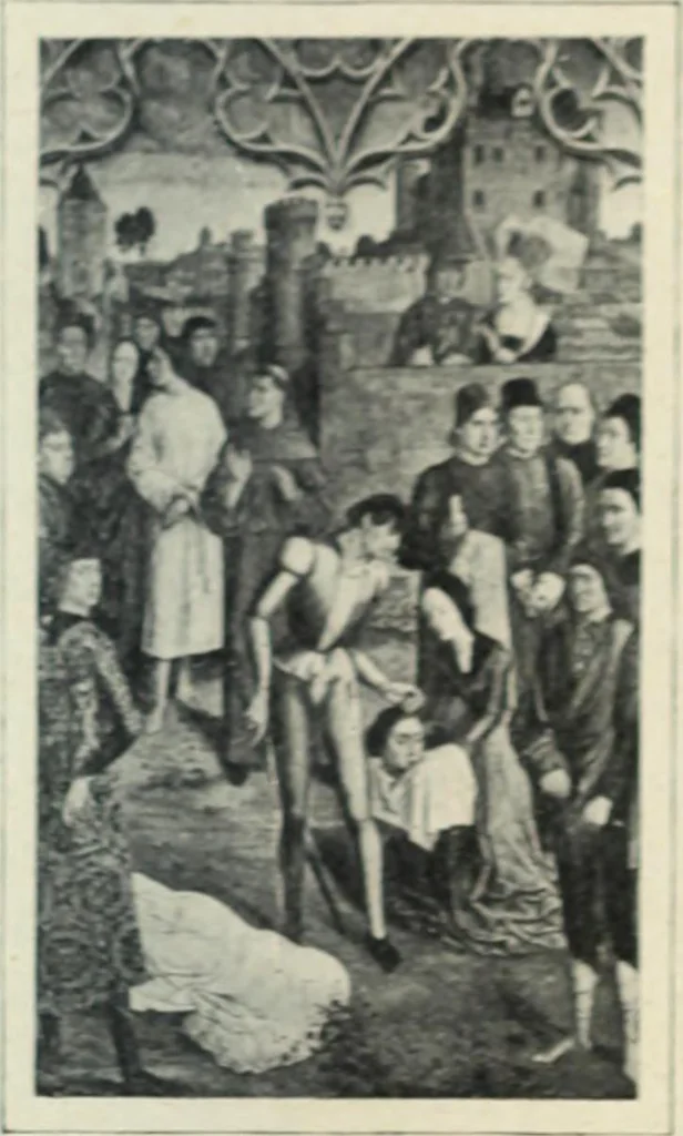 An illustration from Flandre, 1913, leaf 104