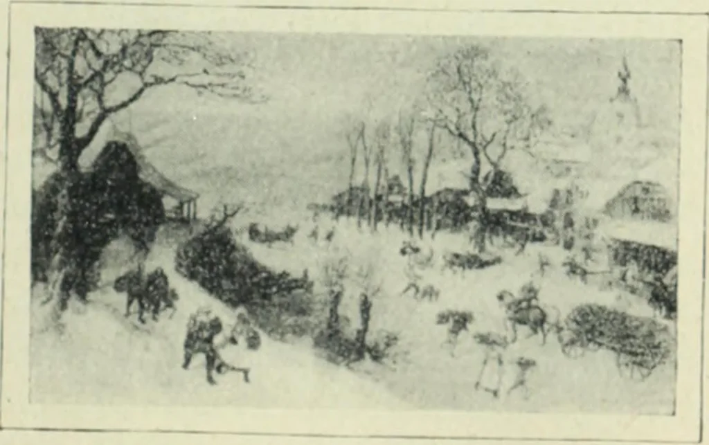 An illustration from Flandre, 1913, leaf 197