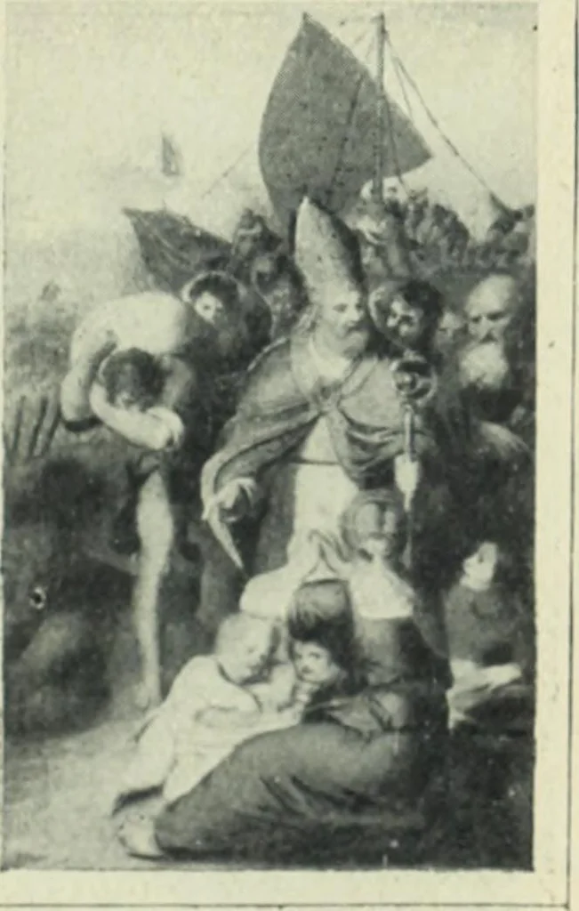An illustration from Flandre, 1913, leaf 207