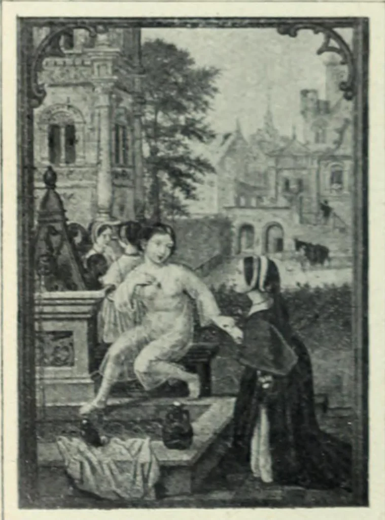 An illustration from Flandre, 1913, leaf 74