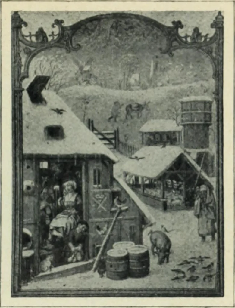 An illustration from Flandre, 1913, leaf 75