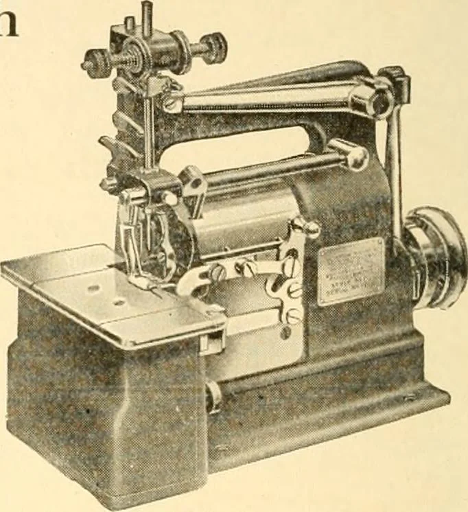 An illustration from Flat machine knitting and fabrics, 1921, leaf 154