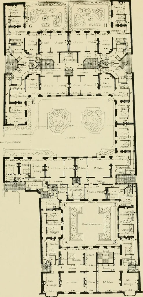 An illustration from Flats, urban houses and cottage homes; a companion volume to "The British home of to-day";, 1906, leaf 109