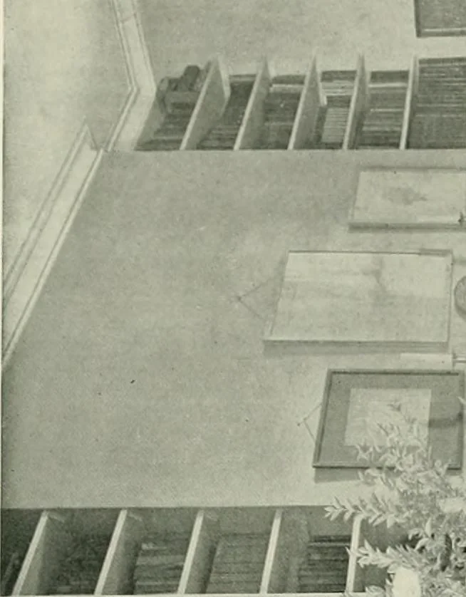 An illustration from Flats, urban houses and cottage homes; a companion volume to "The British home of to-day";, 1906, leaf 155