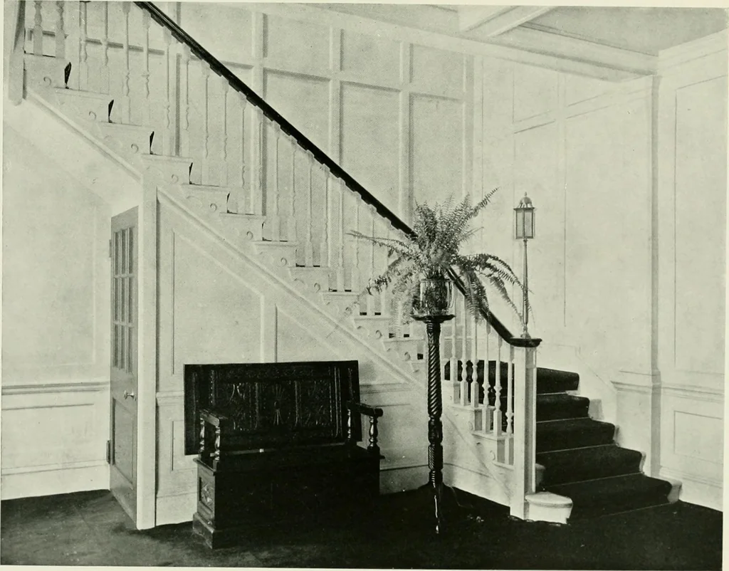 An illustration from Flats, urban houses and cottage homes; a companion volume to "The British home of to-day";, 1906, leaf 157