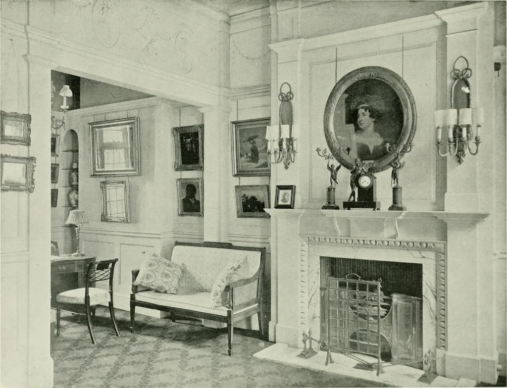 An illustration from Flats, urban houses and cottage homes; a companion volume to "The British home of to-day";, 1906, leaf 159
