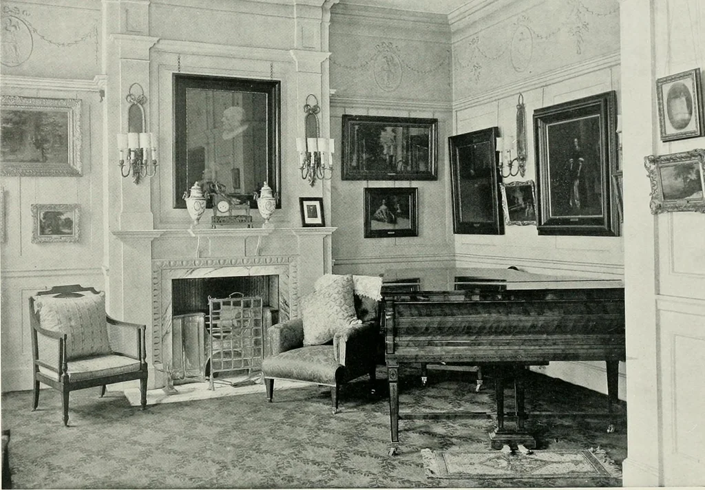 An illustration from Flats, urban houses and cottage homes; a companion volume to "The British home of to-day";, 1906, leaf 160