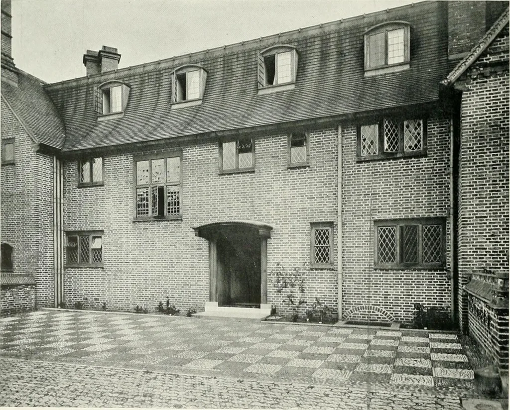 An illustration from Flats, urban houses and cottage homes; a companion volume to "The British home of to-day";, 1906, leaf 164