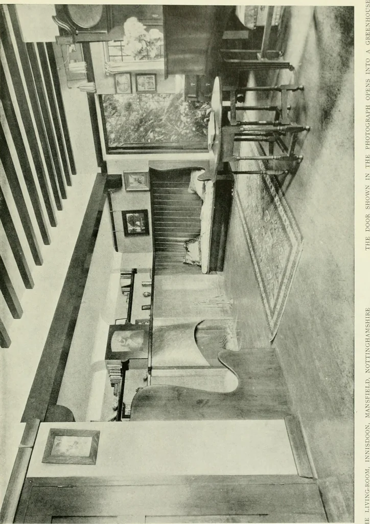 An illustration from Flats, urban houses and cottage homes; a companion volume to "The British home of to-day";, 1906, leaf 199