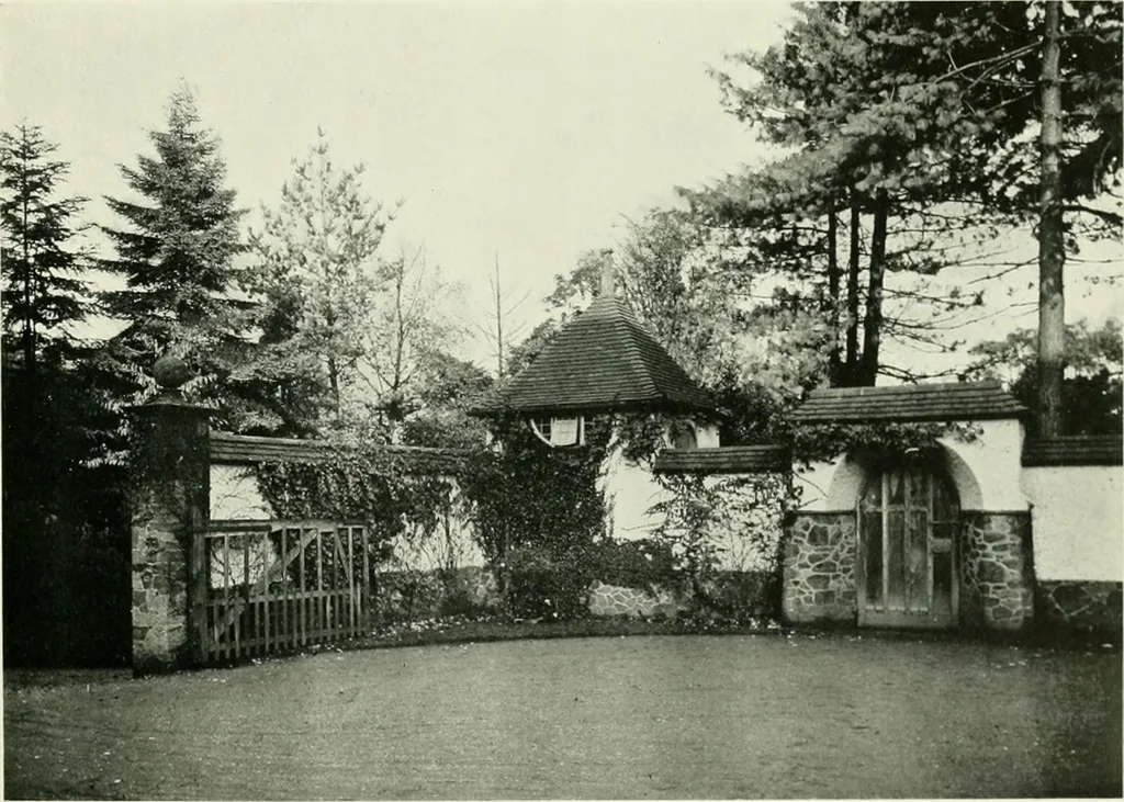 An illustration from Flats, urban houses and cottage homes; a companion volume to "The British home of to-day";, 1906, leaf 201