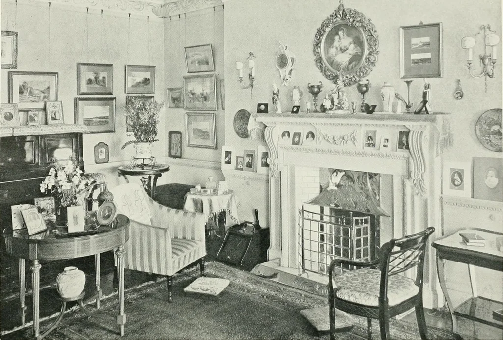 An illustration from Flats, urban houses and cottage homes; a companion volume to "The British home of to-day";, 1906, leaf 42