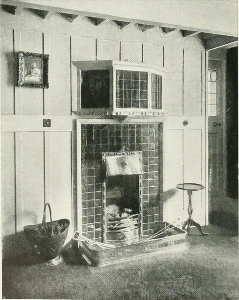 An illustration from Flats, urban houses and cottage homes; a companion volume to "The British home of to-day";, 1906, leaf 50