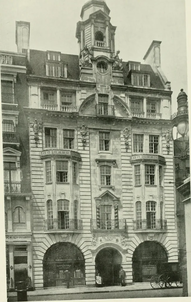 An illustration from Flats, urban houses and cottage homes; a companion volume to "The British home of to-day";, 1906, leaf 51