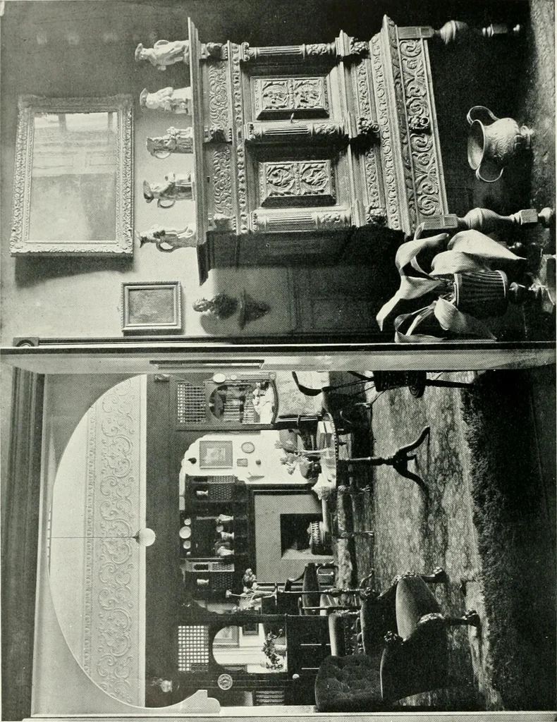 An illustration from Flats, urban houses and cottage homes; a companion volume to "The British home of to-day";, 1906, leaf 62